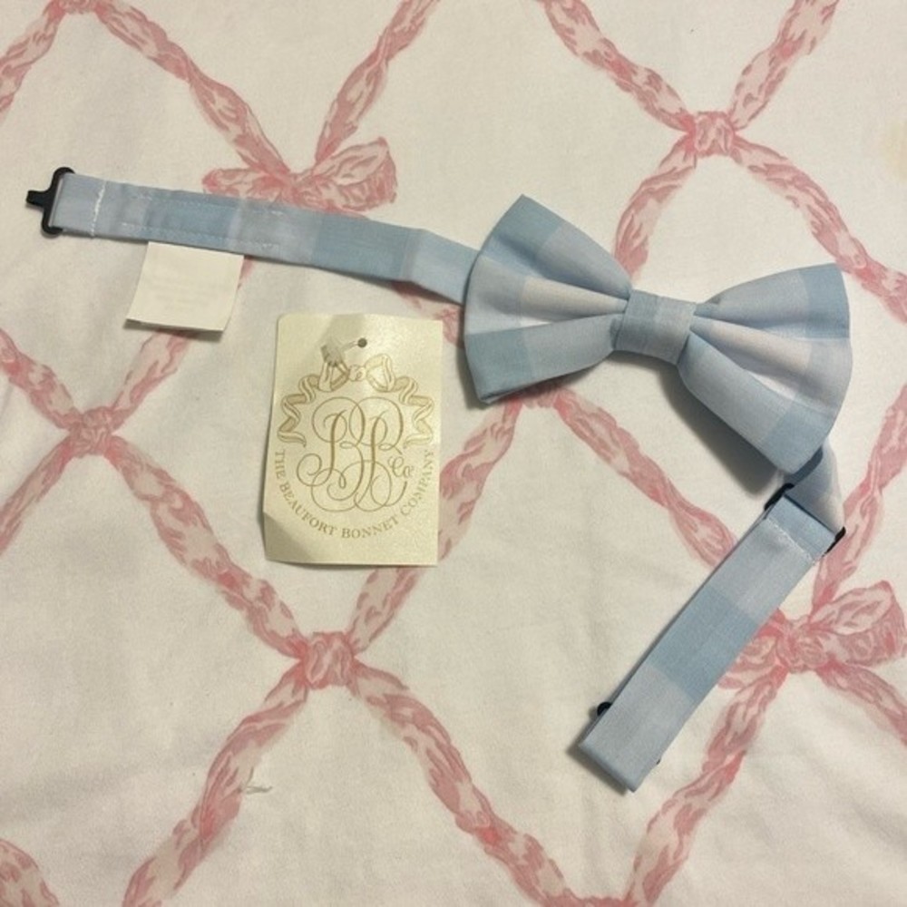 Beaufort Bonnet Baylor Bow tie in Chattanooga check print